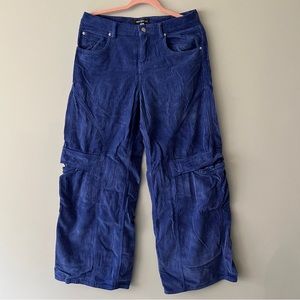 BDG Stripped Wide Leg Cargo